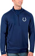 ANTIGUA Men's Antigua Royal Indianapolis Colts Generation Quarter-Zip Pullover Jacket