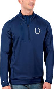 ANTIGUA Men's Antigua Royal Indianapolis Colts Generation Quarter-Zip Pullover Jacket