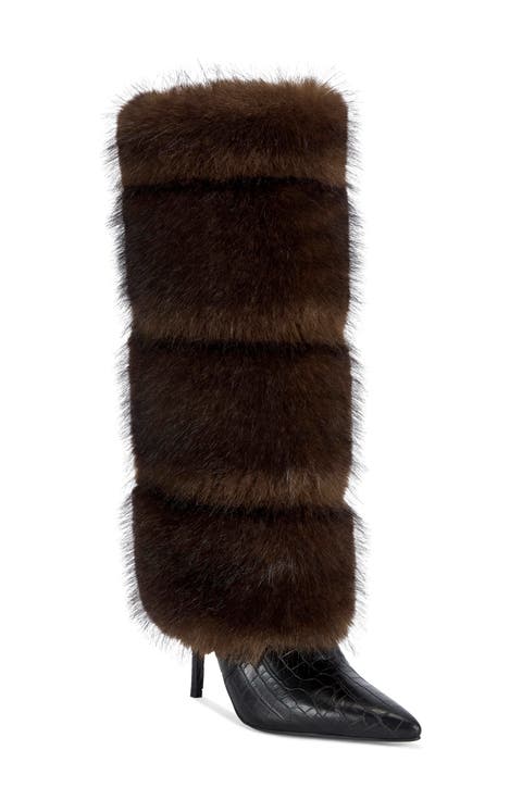 Zenthra Faux Fur Tall Boot