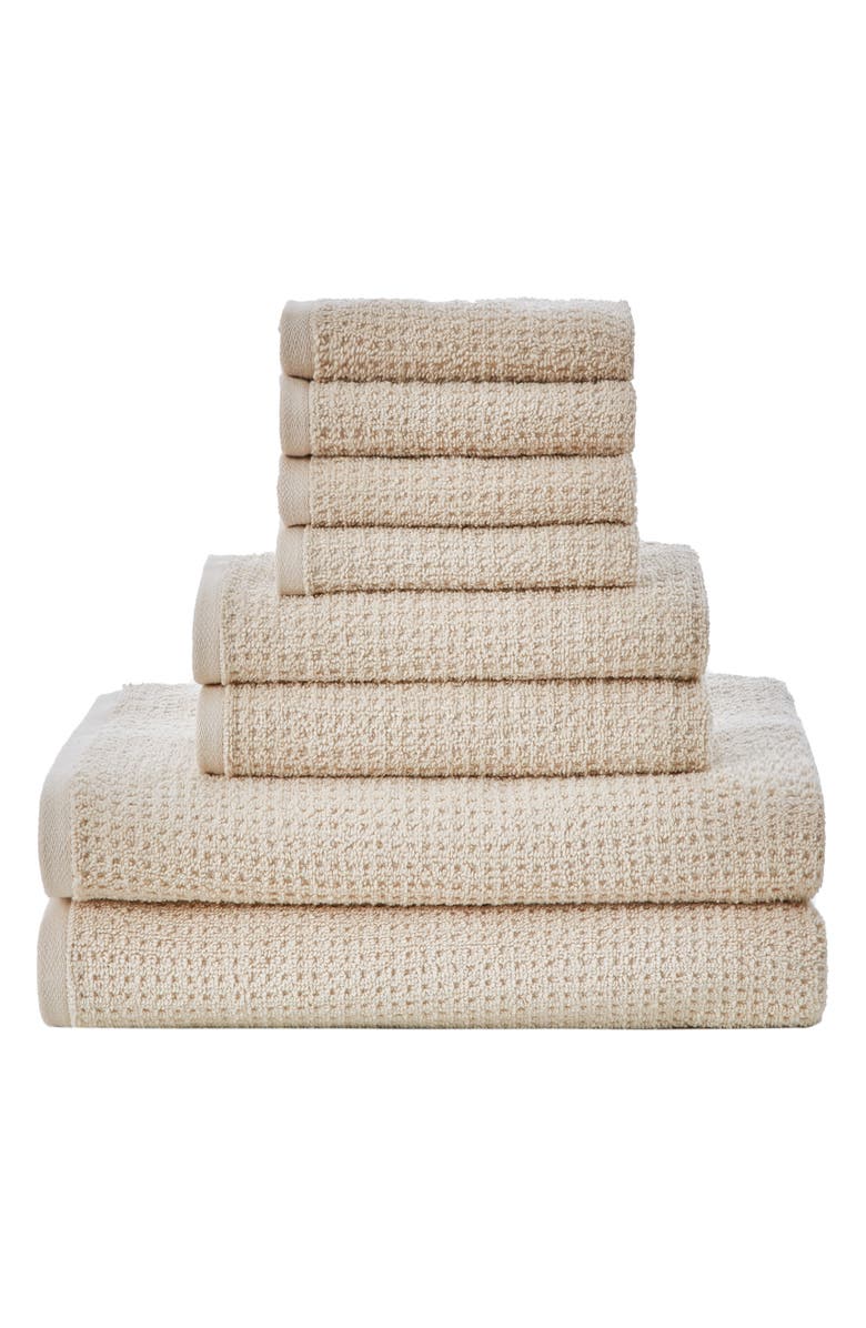 Nautica Oasis 6-Piece Cotton Towel Set, Main, color, Light Beige