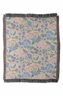 Deny Designs Pimlada Phuapradit Winter Garden Fringe Throw Blanket