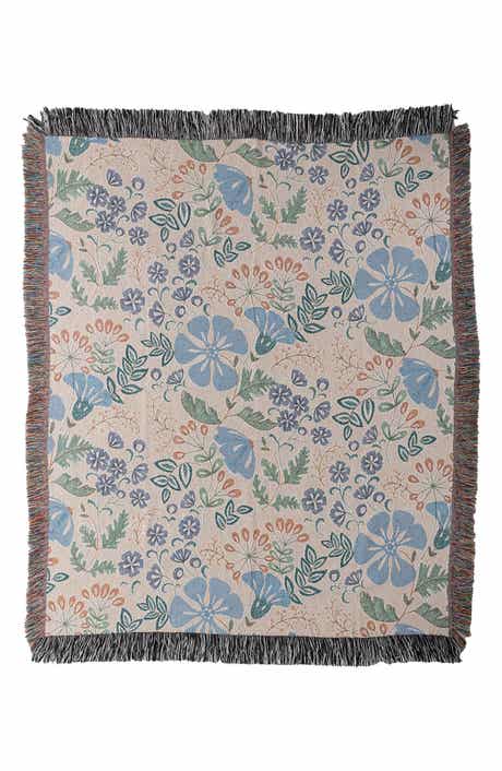 Deny Designs Pimlada Phuapradit Winter Garden Fringe Throw Blanket