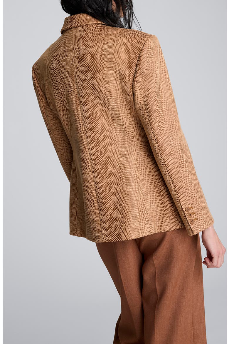 Snake Embossed Jacket, Alternate, color, RICH UMBER MULTI