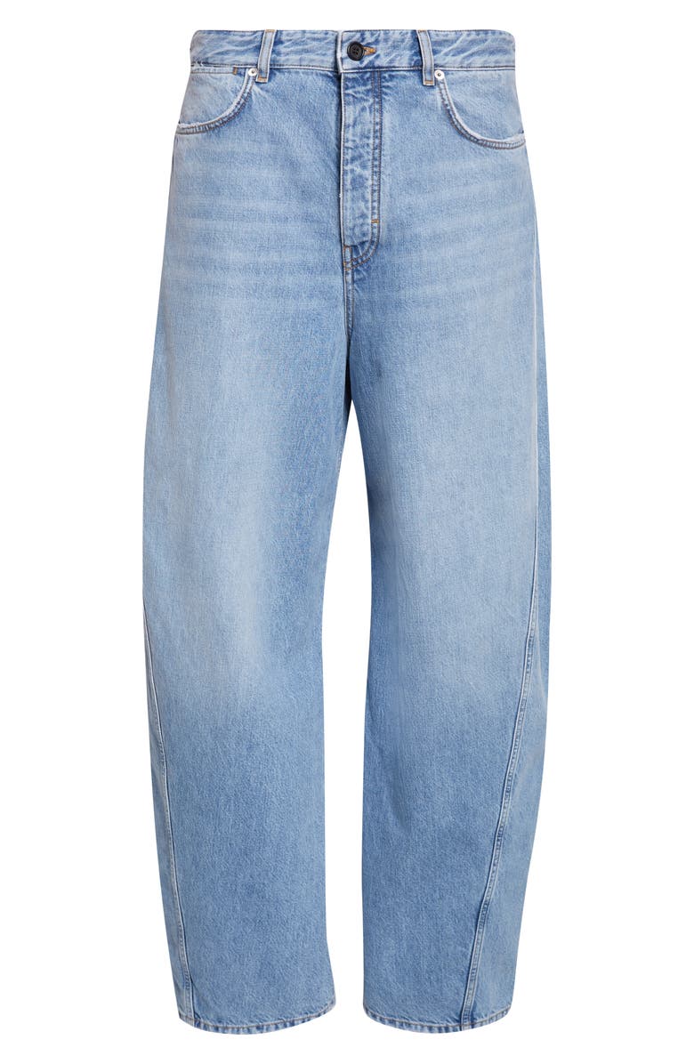 Givenchy Couture Seam Straight Leg Jeans, Main, color, Light Blue