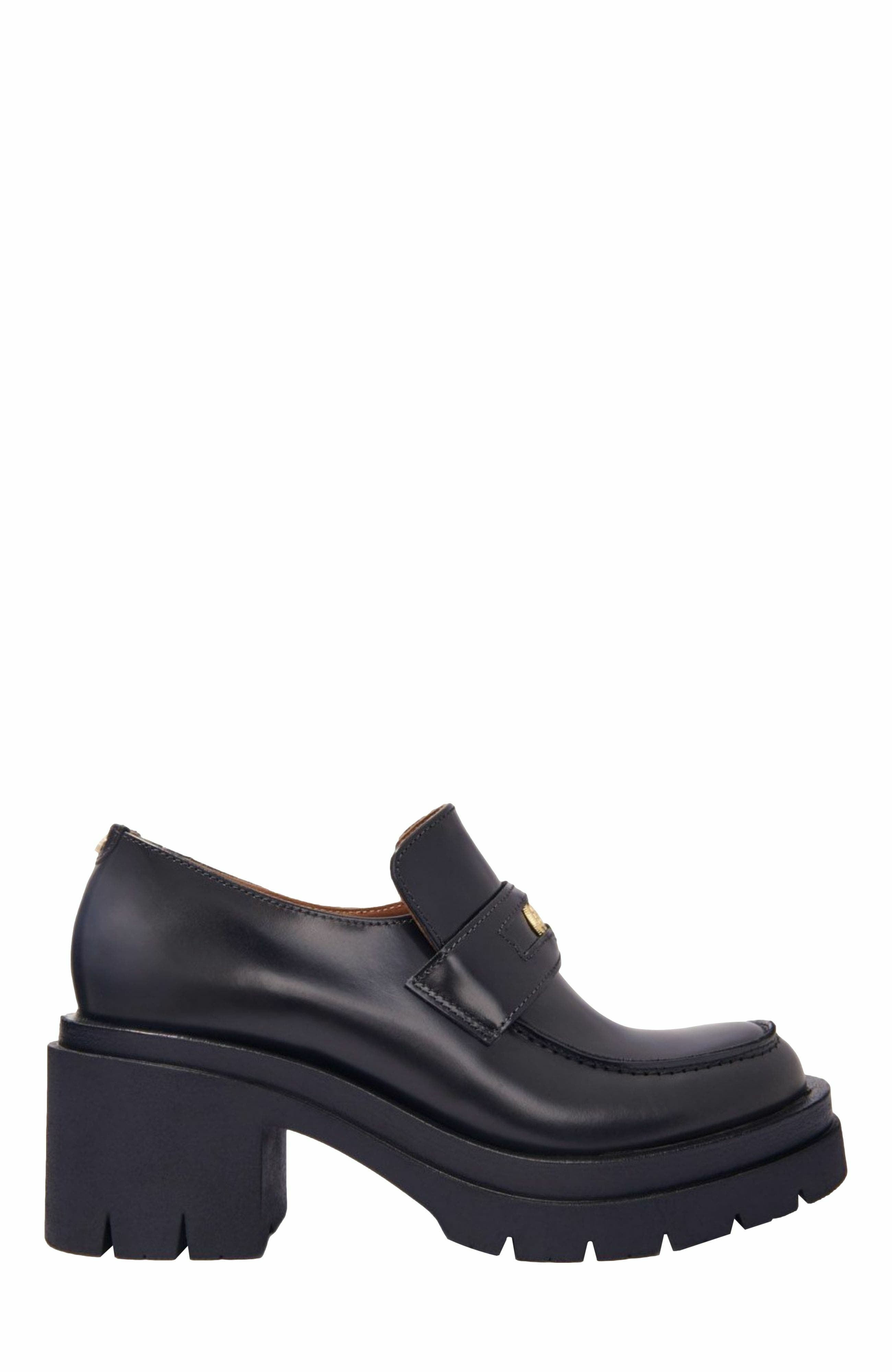 maje Heeled loafers, Main, color, 