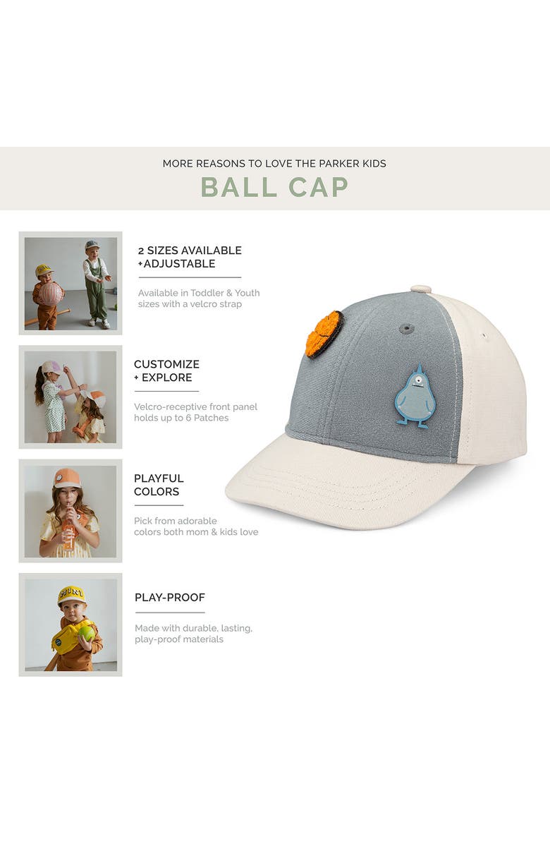 Parker Kids Co. Youth Ball Cap, Alternate, color, Peacock