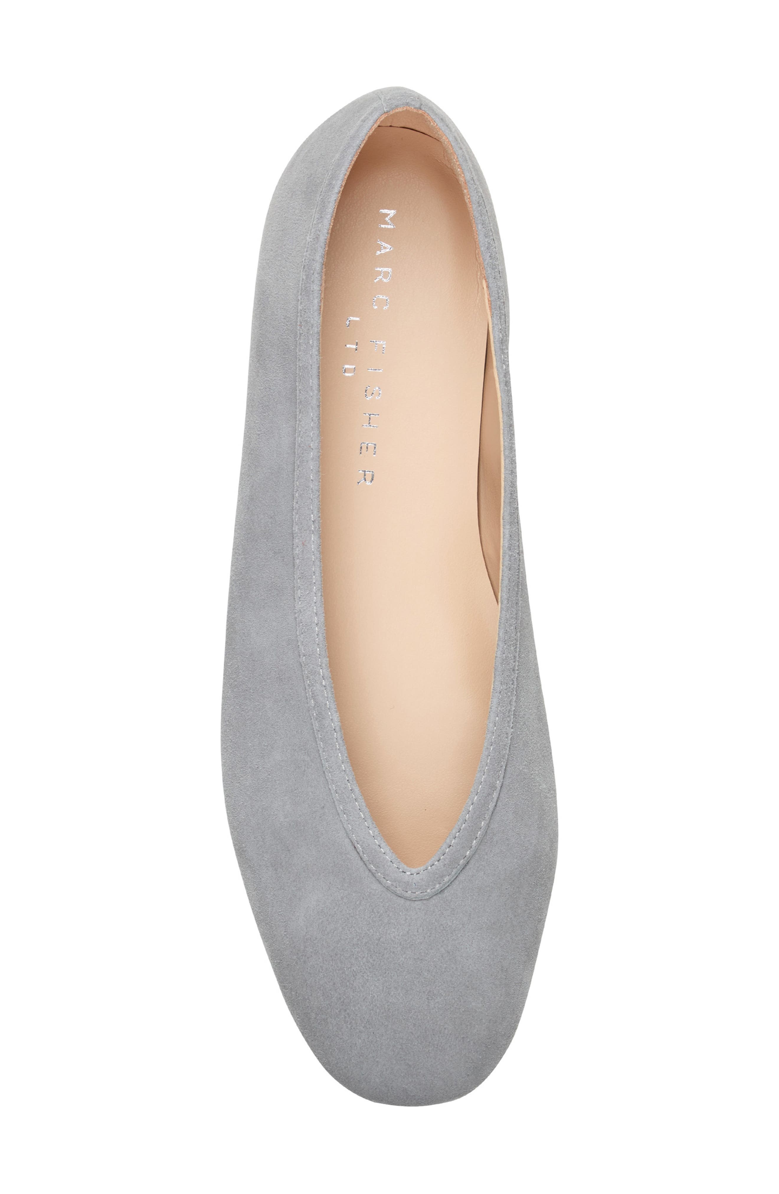 Marc Fisher LTD Gradi Flat, Alternate, color, Light Grey