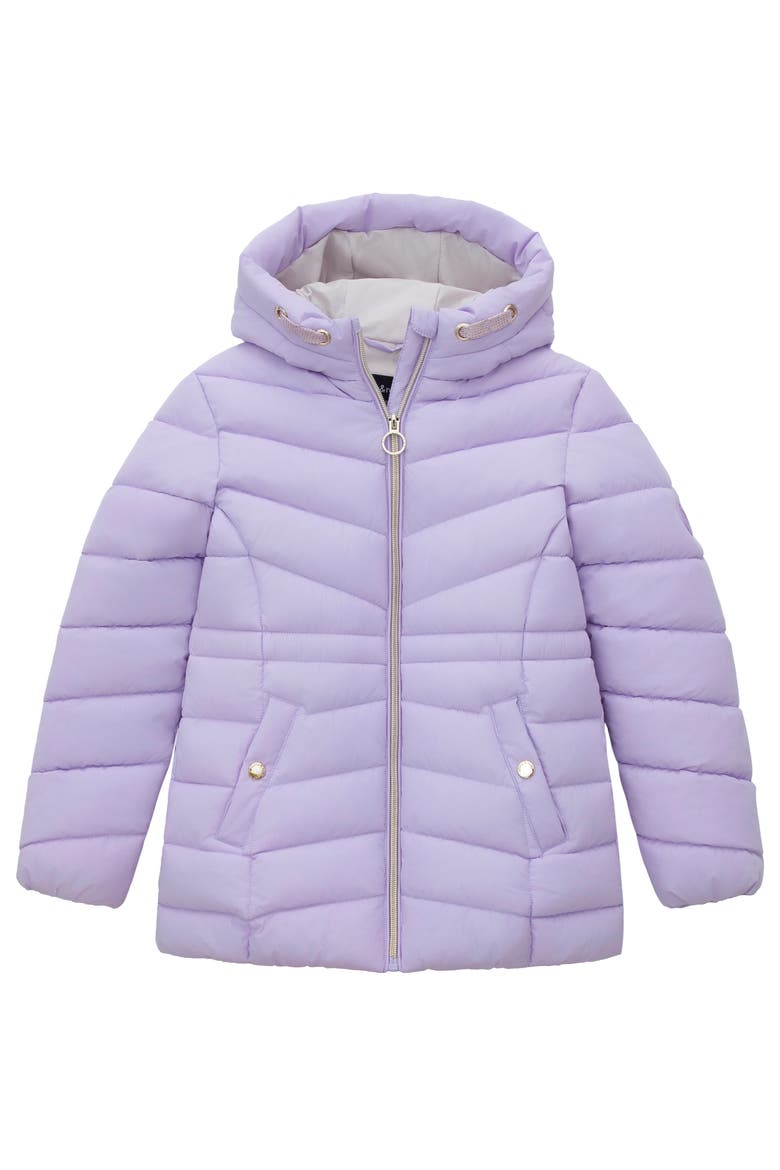 Kids' Shower Resistant Puffer Jacket, Alternate, color, Purple