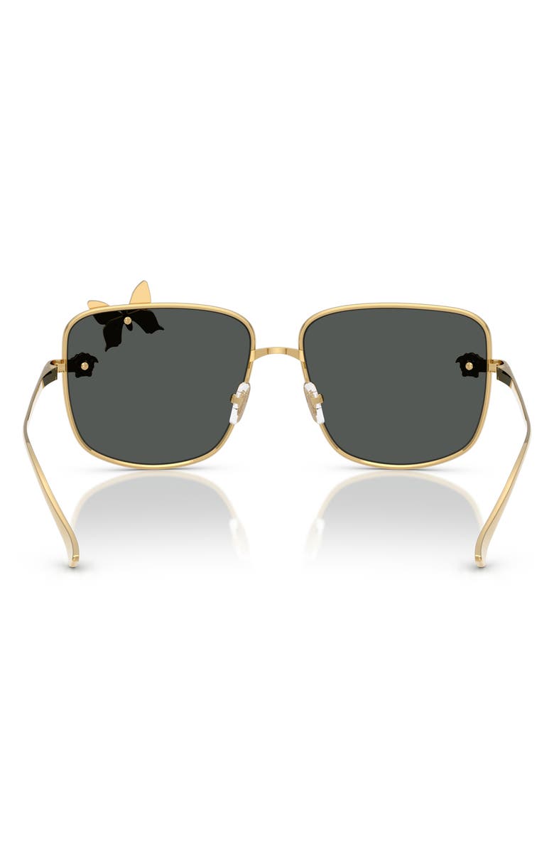 Versace 59mm Square Sunglasses, Alternate, color, Gold