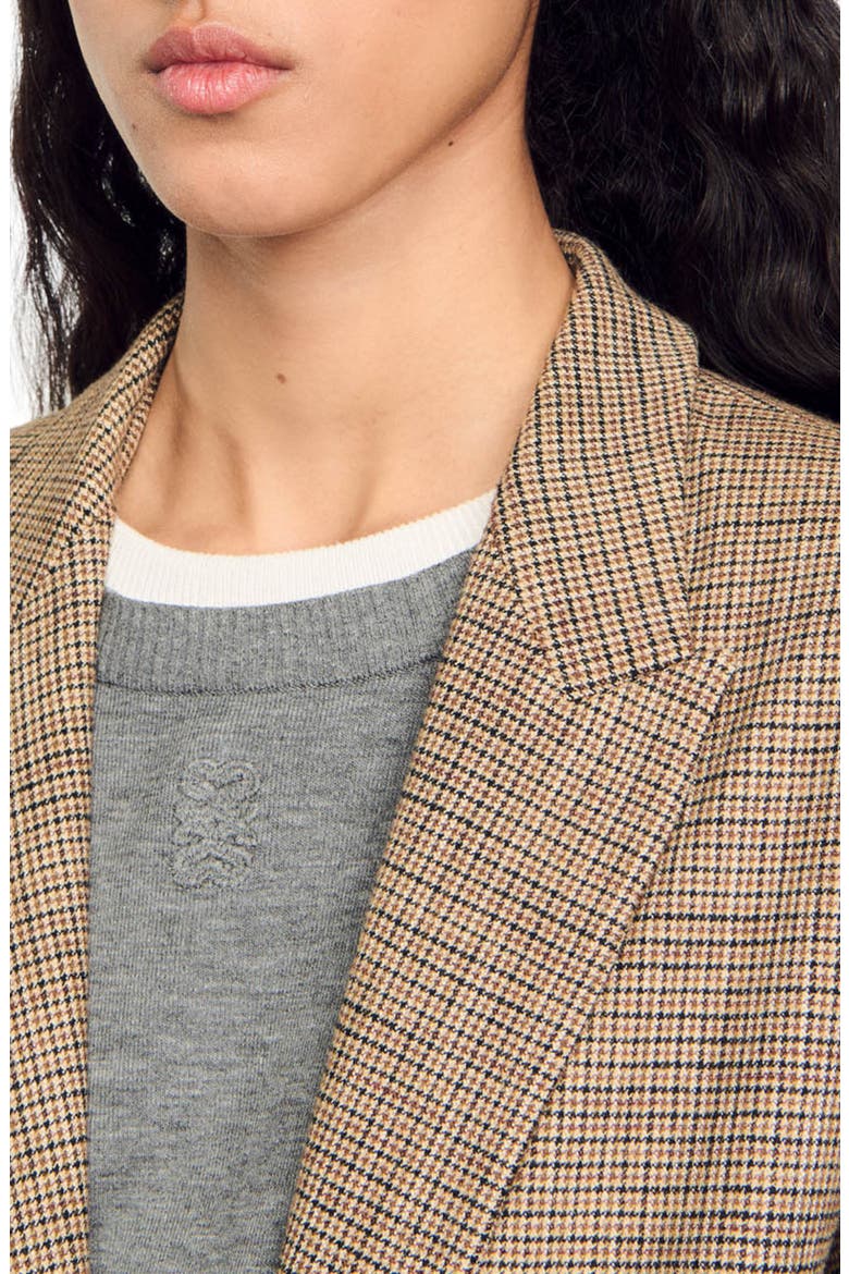 Suit jacket, Alternate, color, Brown