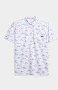 Salt Life Fish N' Bones Americana Polo
