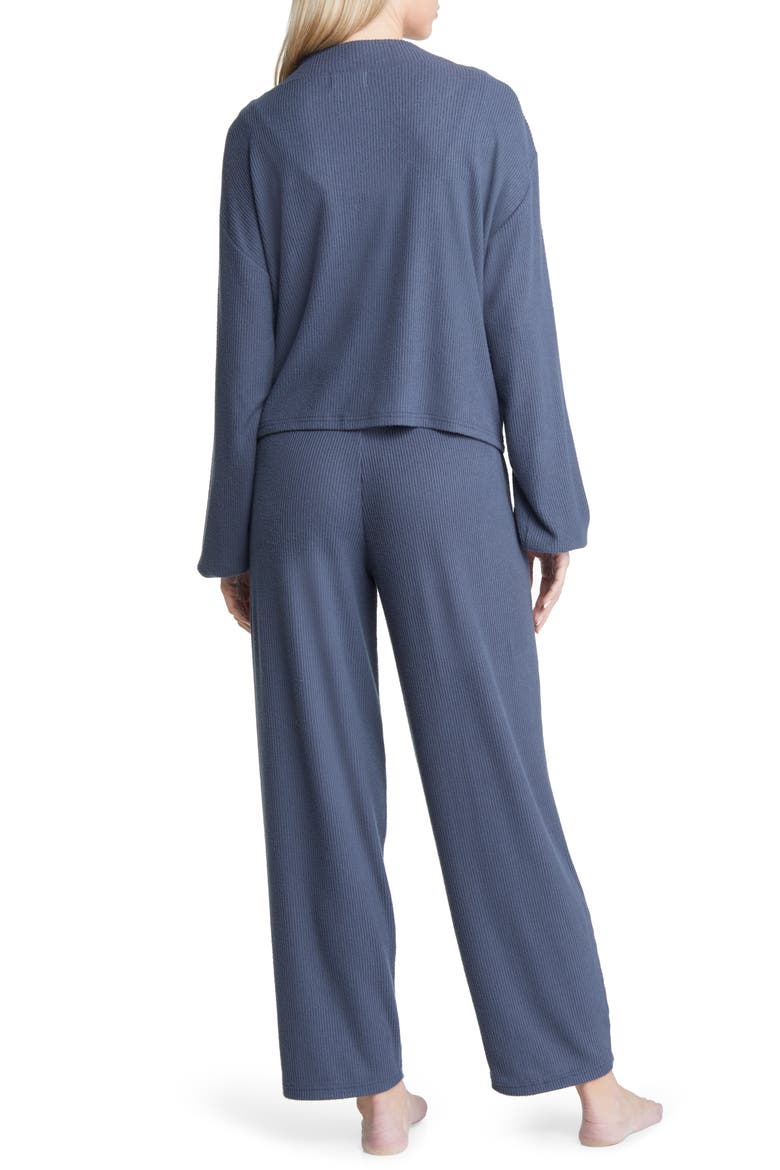3-Piece So Soft Rib Lounge Set, Alternate, color, NAVY ARMANDA