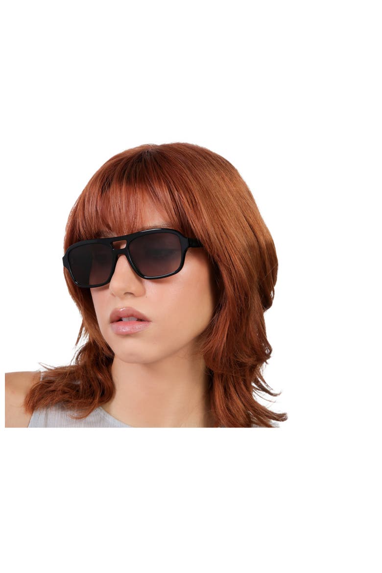 Morningside Sunglasses, Alternate, color, Black / Grey