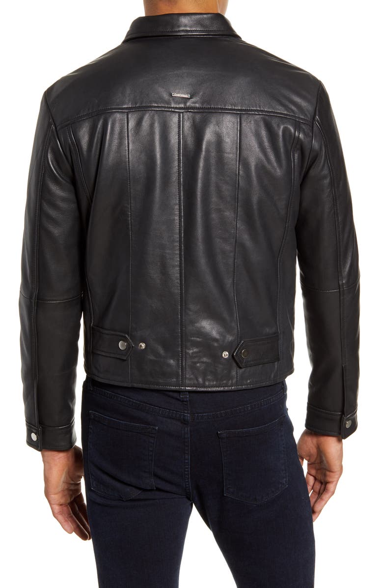 Deadwood Frankie Leather Jacket, Alternate, color, 