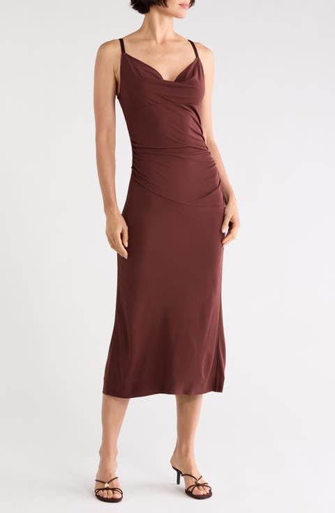 Claudia Cowl Neck Slipdress