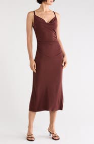 Diane von Furstenberg Claudia Cowl Neck Slipdress