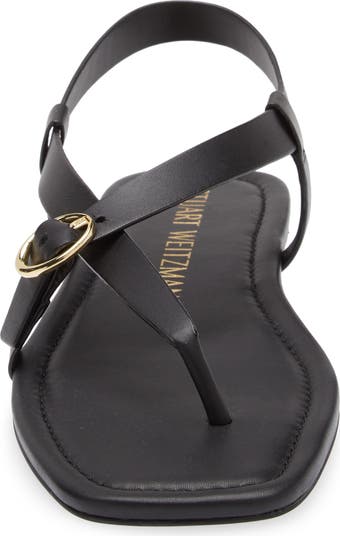 Stuart Weitzman Benni Slingback Flat Sandal (Women