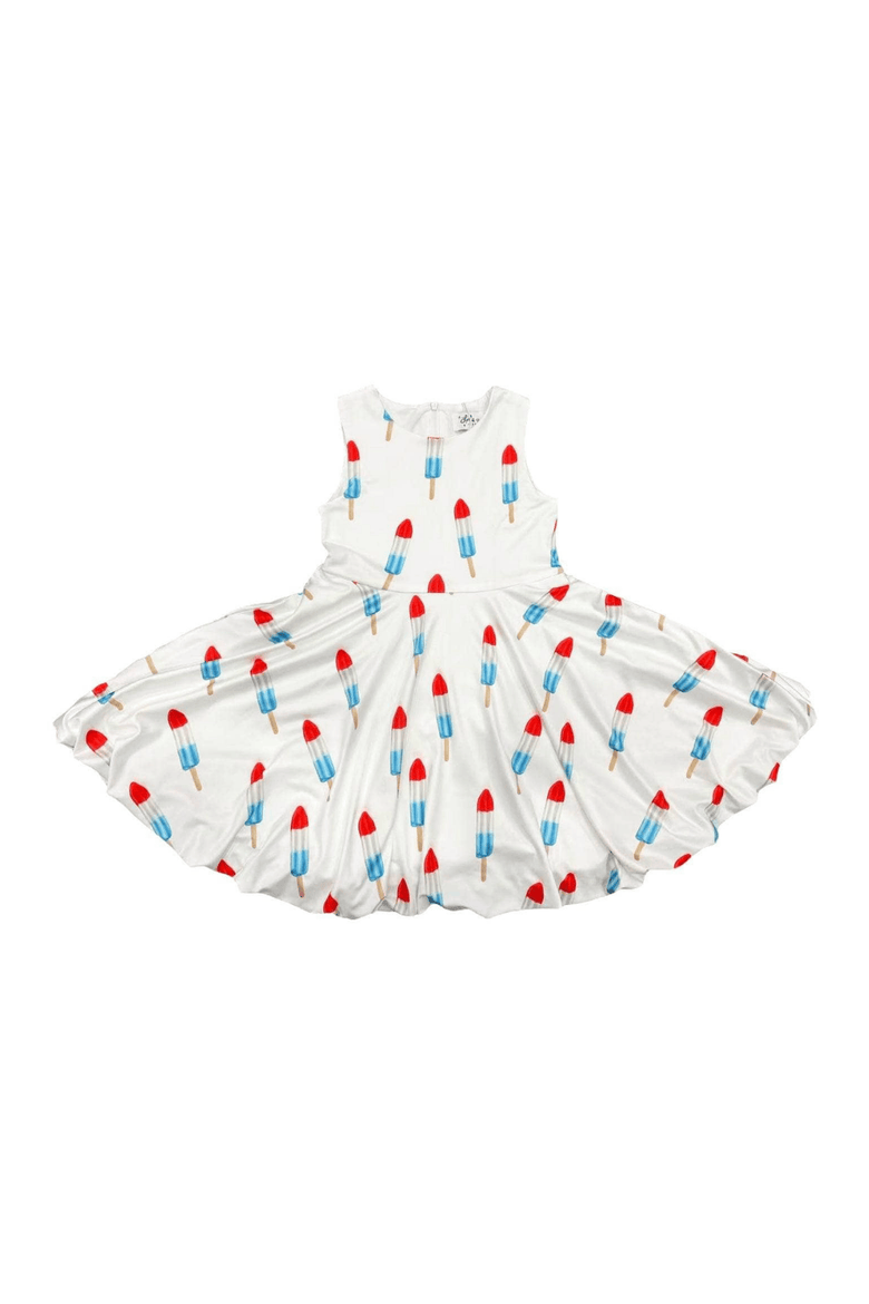 Rocket Pop Summer Dress, Alternate, color, White
