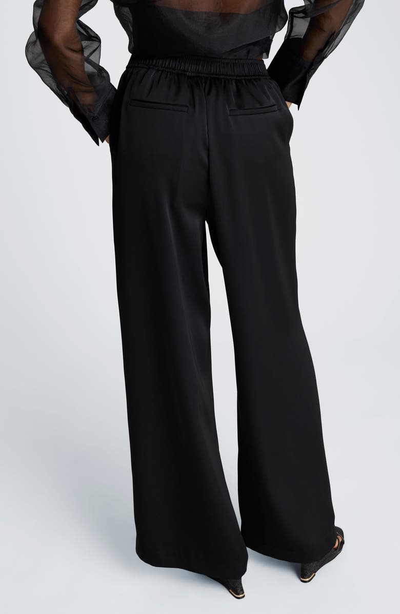 Kenneth Cole Wide Leg Pants, Alternate, color, Black