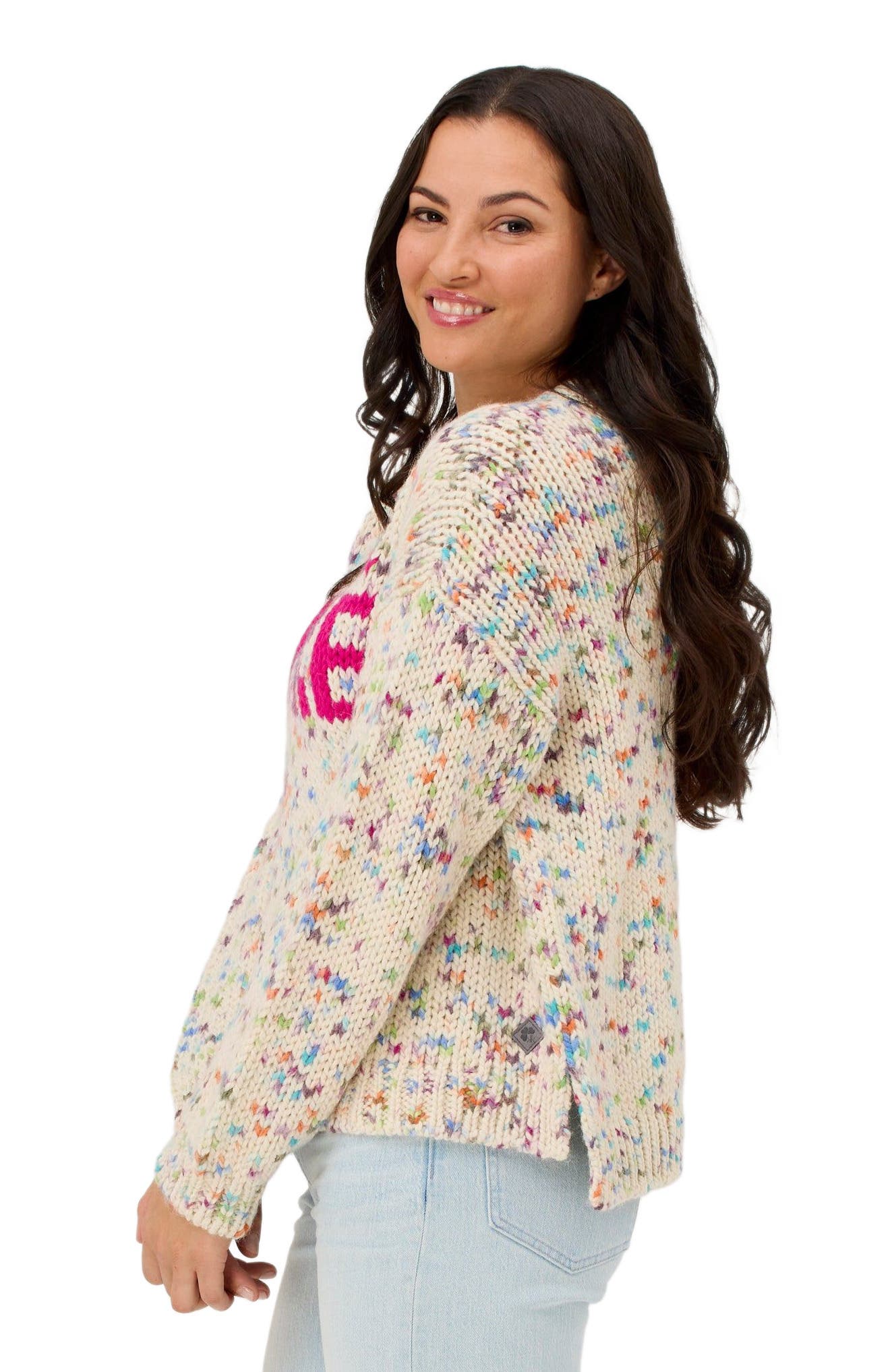 Confetti Alpaca Pullover - image 2