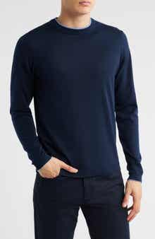 Jack Victor Drummond Tipped Combed Cotton Sweater