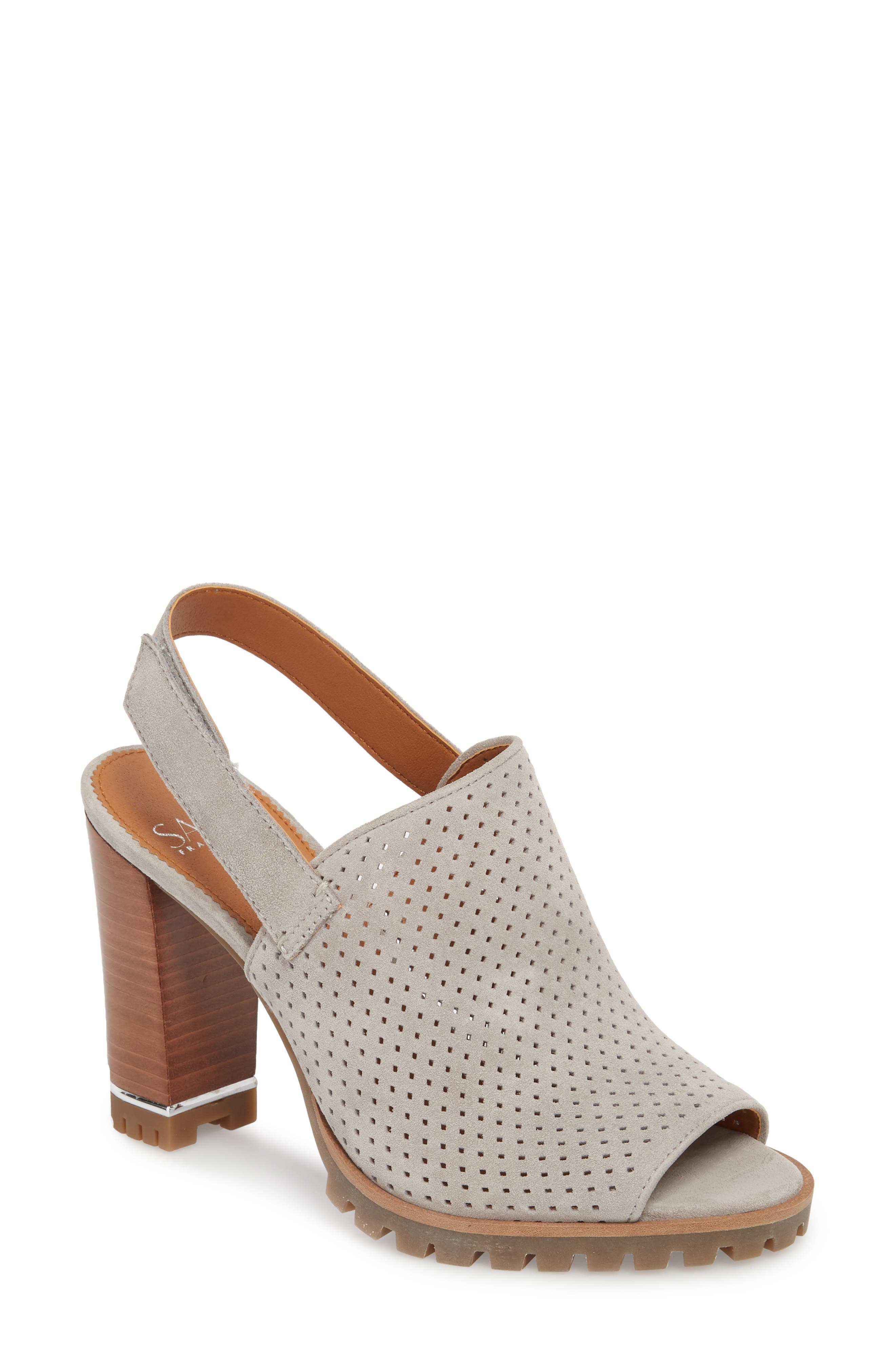 Analise Sandal, Main, color, GREY SUEDE