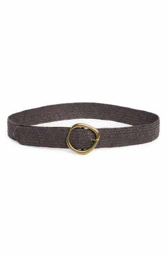 Linea Pelle Molten Buckle Straw Belt