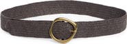 Linea Pelle Molten Buckle Straw Belt