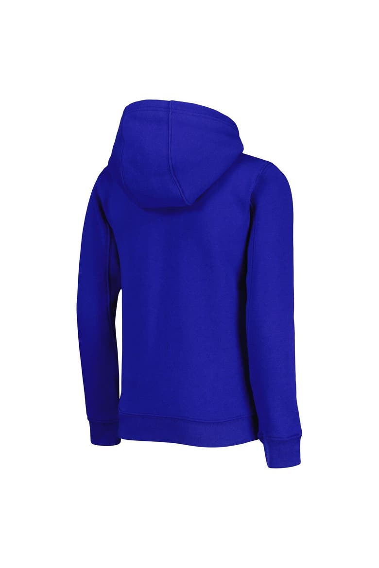 Youth Royal New York Mets Wordmark Full-Zip Fleece Hoodie, Alternate, color, Royal