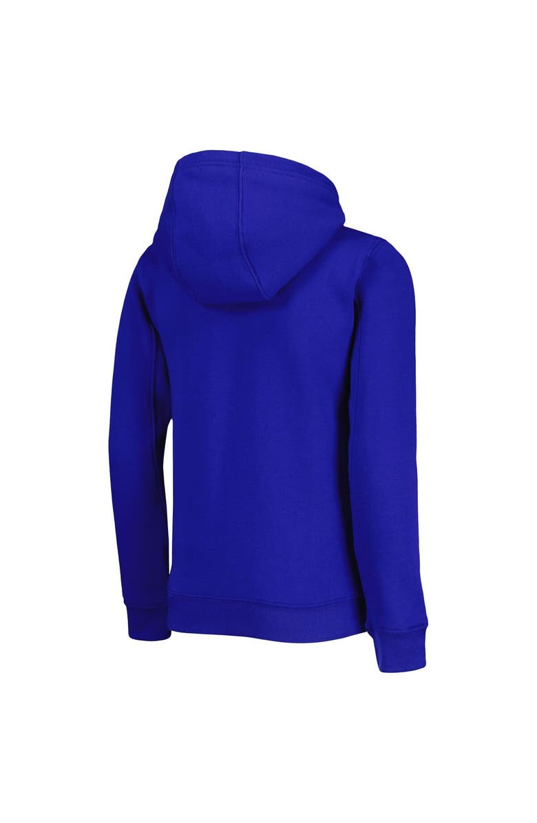 Outerstuff Youth Royal New York Mets Wordmark Full-Zip Fleece Hoodie, Alternate, color, 