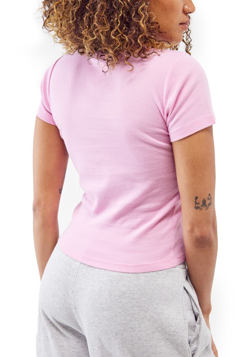 Logo Script Baby Tee, Alternate, color, DUSKY PINK