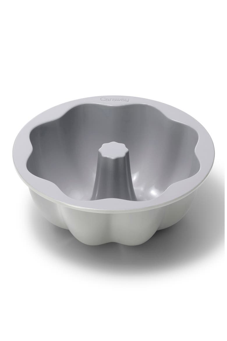 Ceramic Nonstick Fluted Cake Pan, Main, color, GRAY