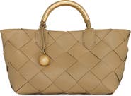 Rebecca Minkoff Mini Frankie Woven Leather Tote
