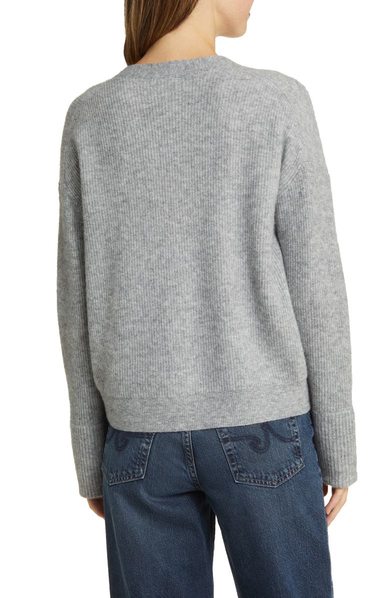 Nordstrom Boxy Rib Cardigan, Alternate, color,