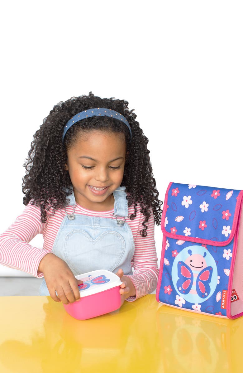 Skip Hop Zoo Butterfly Snack Box Set, Alternate, color,