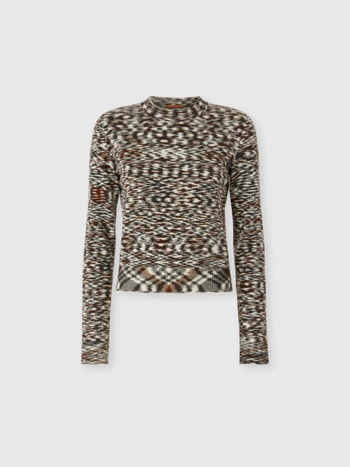 Missoni Maglia Con Motivo Fiammato Multicolor In Multi