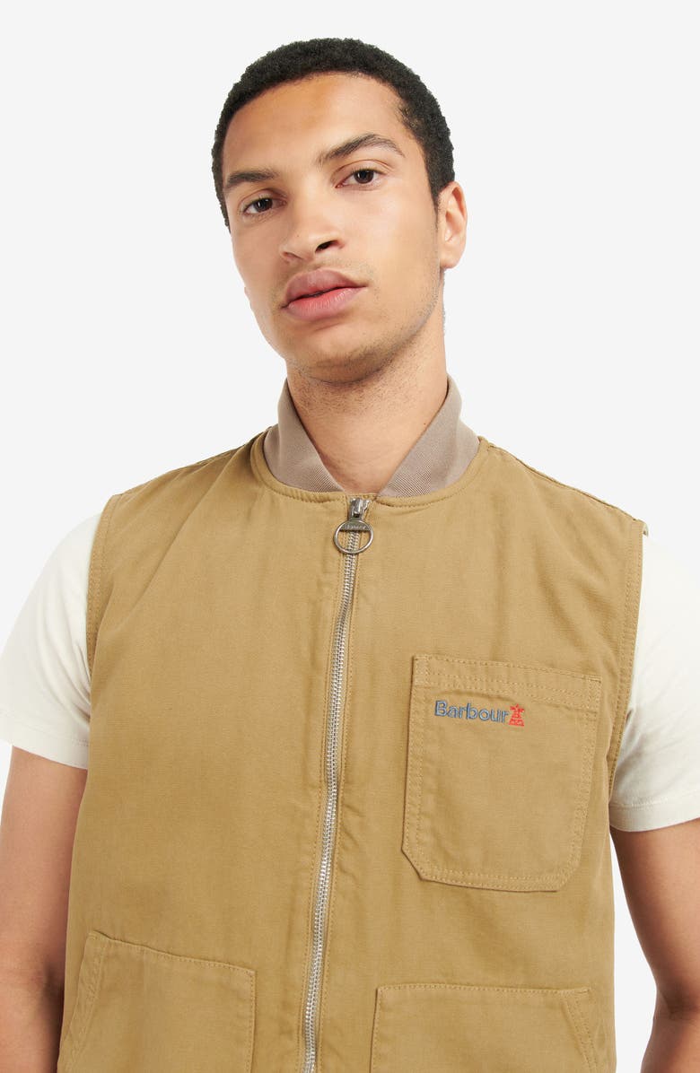 Barbour Tin Cotton Vest, Alternate, color, 