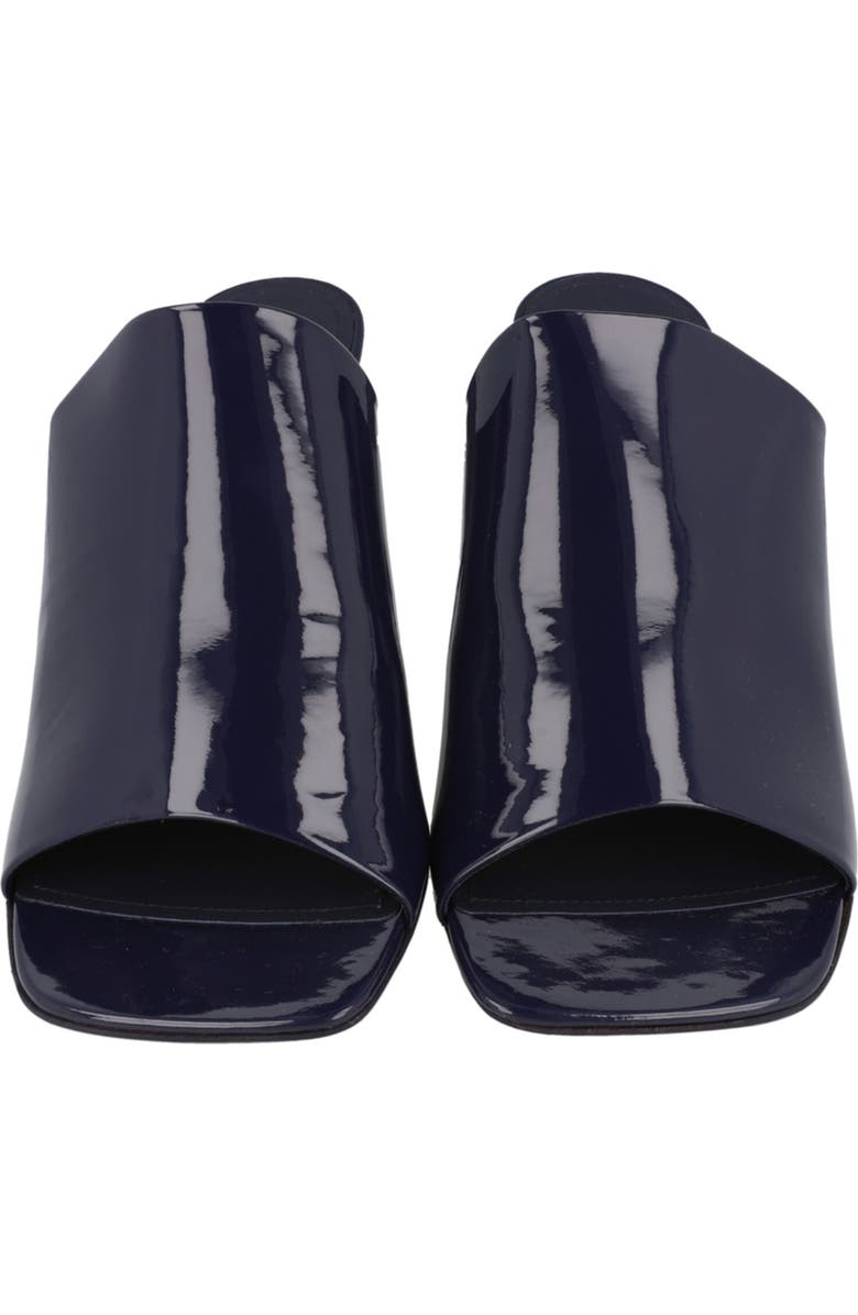FERRAGAMO Era Patent Leather Mule Sandal, Alternate, color, Blue