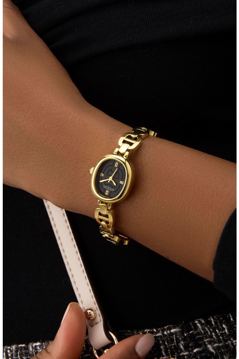 Vivian Oval Bracelet Watch, 21mm, Alternate, color, GOLD TONE