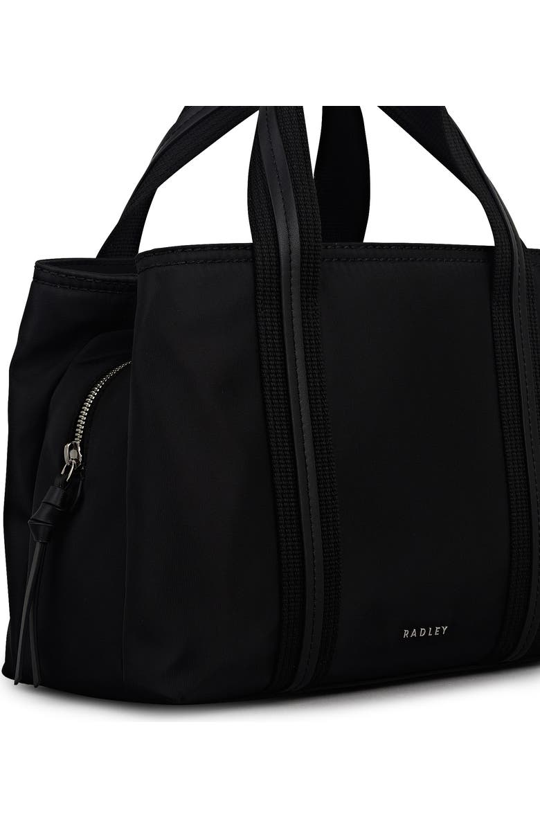 Radley Halley Row Medium Ziptop Satchel Bag, Alternate, color, Black