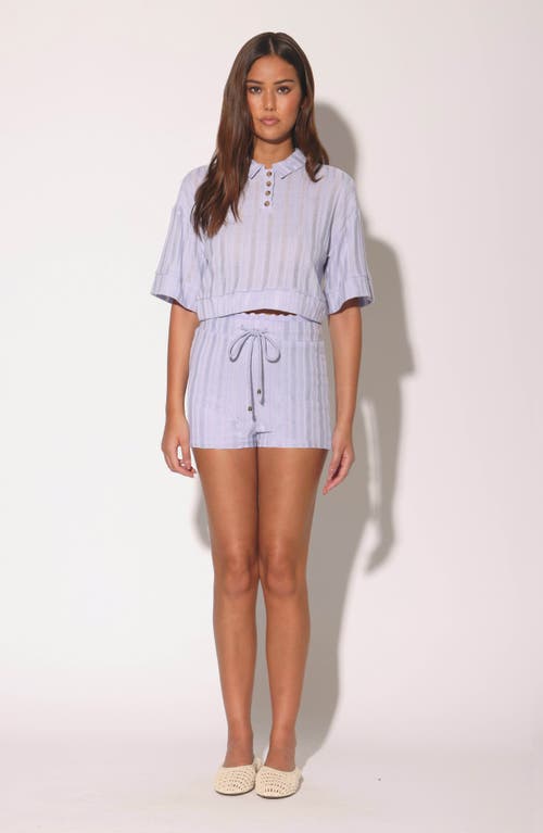 Walter Baker Renee Textured Polo In Lavender