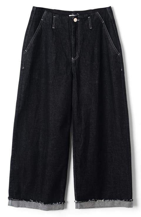 Pascal Loose Fit Raw Hem Jeans