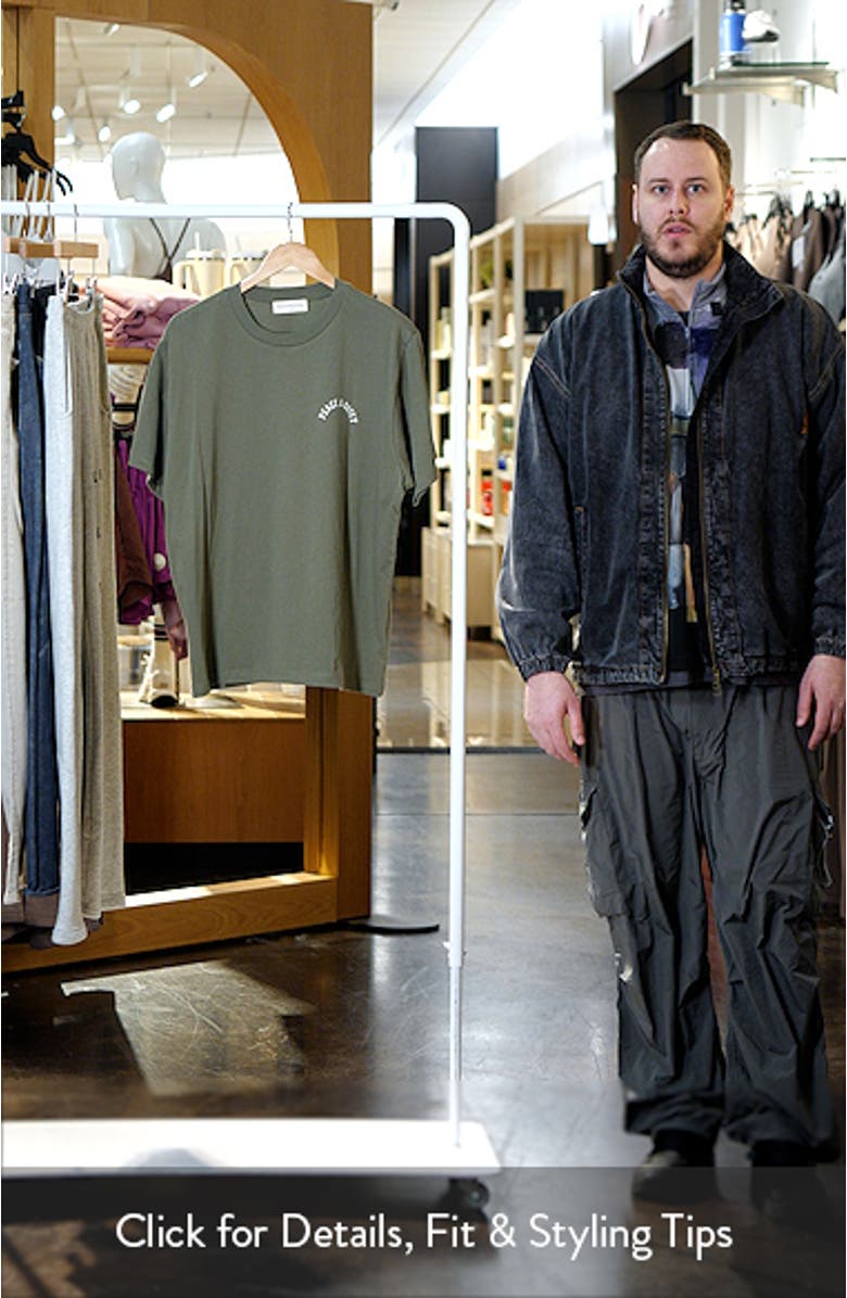 Arch Logo Pigment Dyed Graphic T-Shirt, sales video thumbnail