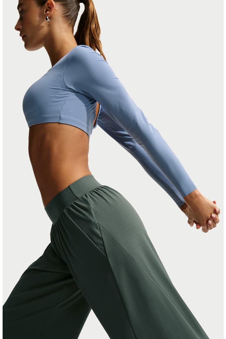 Wide Leg Pants, Alternate, color, CAMO GREEN/ WHITE