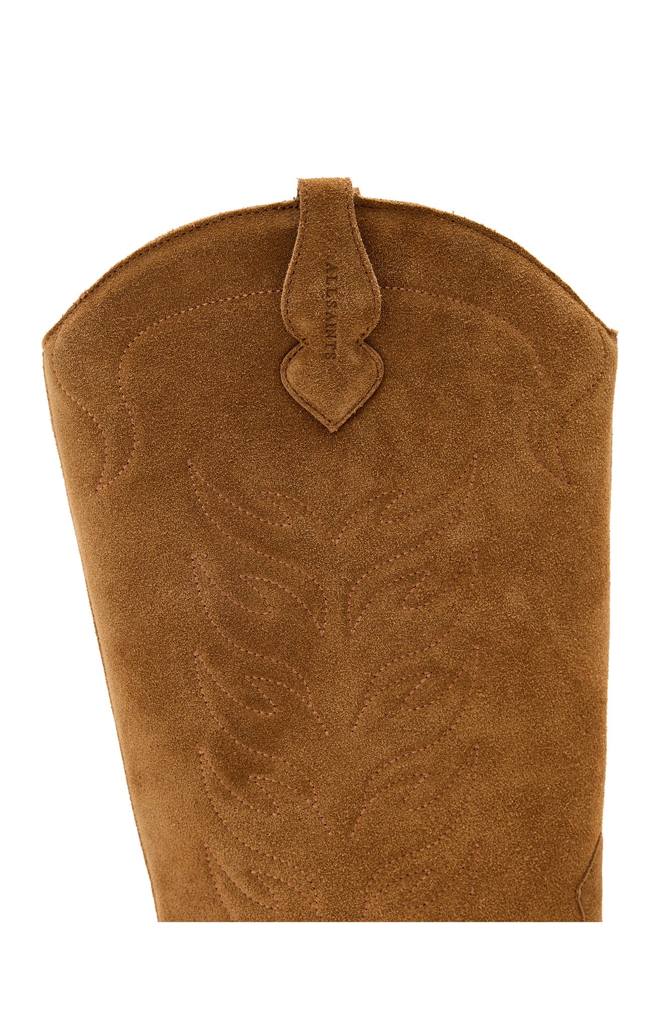 AllSaints Dolly Western Boot, Alternate, color, Sepia Brown