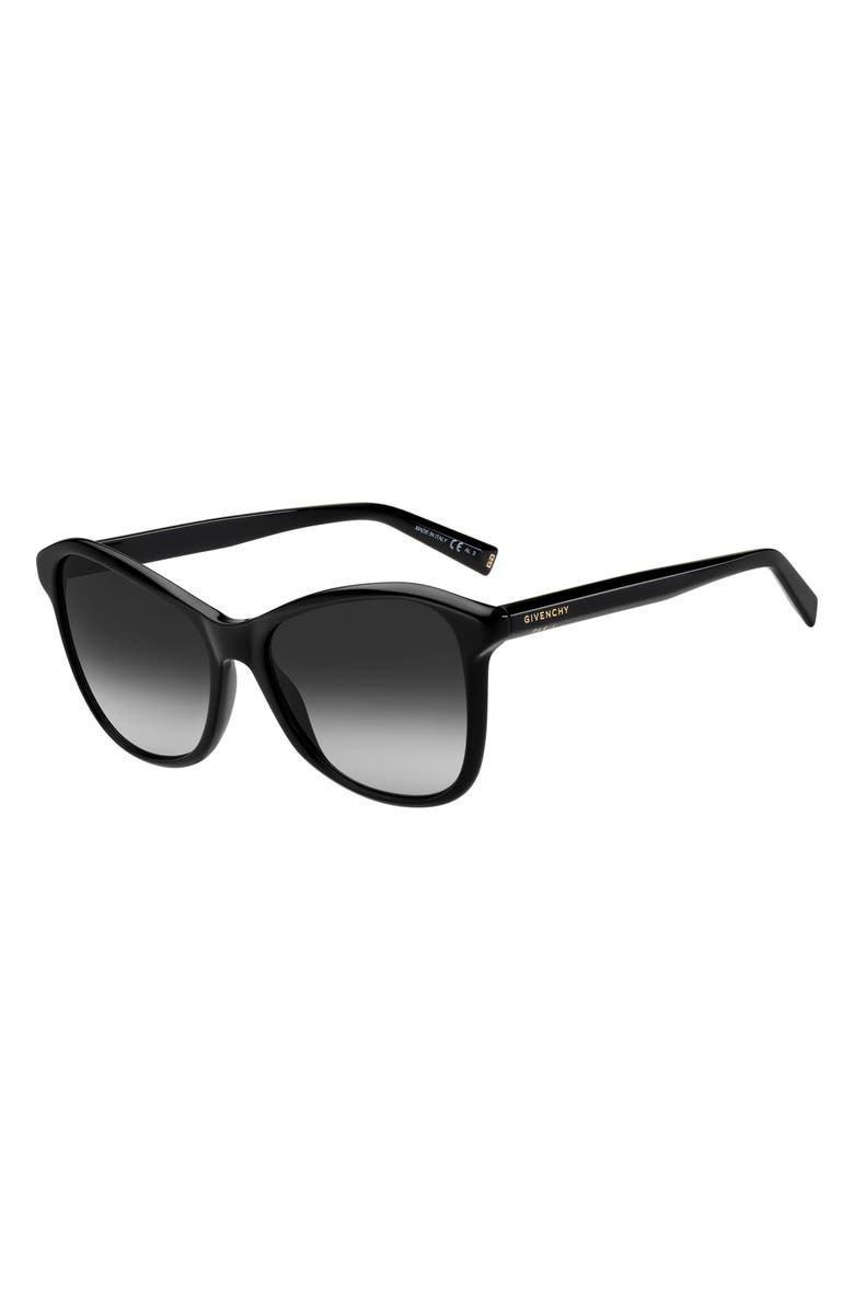 Givenchy 56mm Gradient Cat Eye Sunglasses, Alternate, color, 