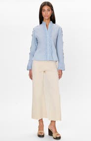 Rebecca Taylor Lorelai Embroidered Shirt