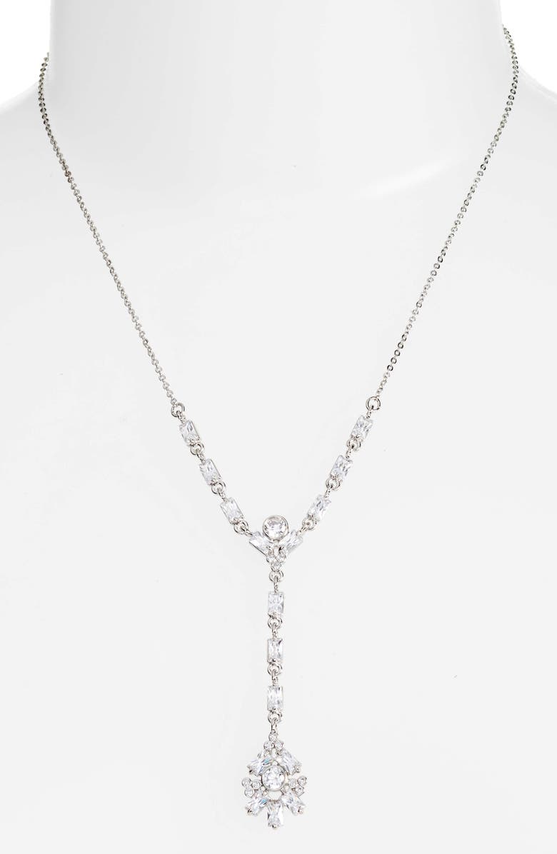 CZ by Kenneth Jay Lane Y-Necklace, Alternate, color, 