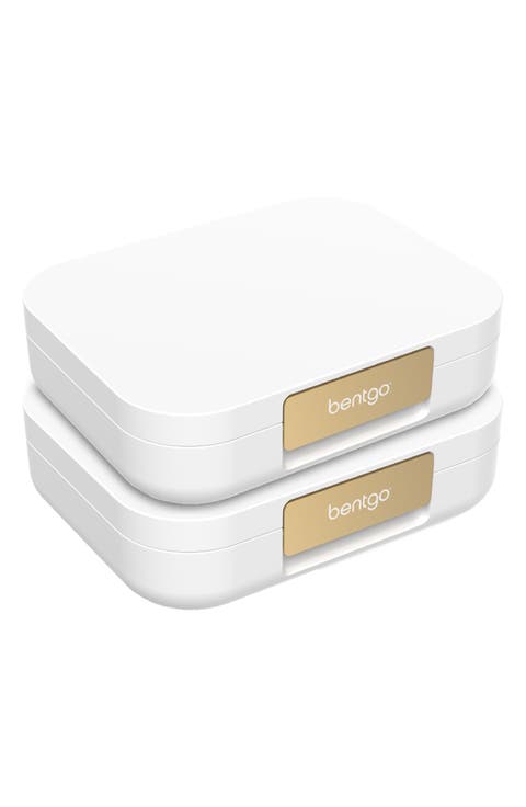 Set of 2 Modern Leakproof Lunch Bento Boxes