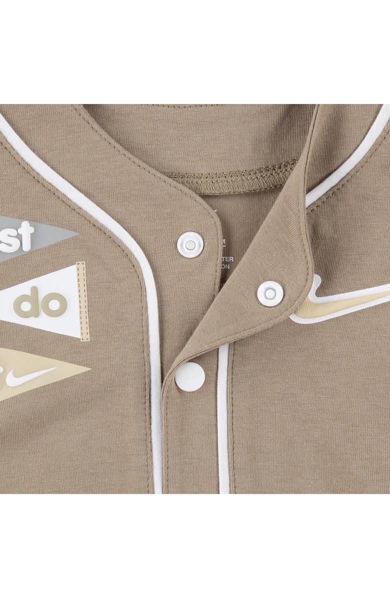 Nike Just Do It Henley Romper, Alternate, color, 